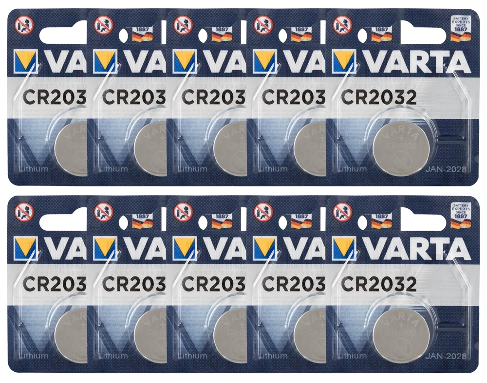 Varta batterijen 10 x 1
