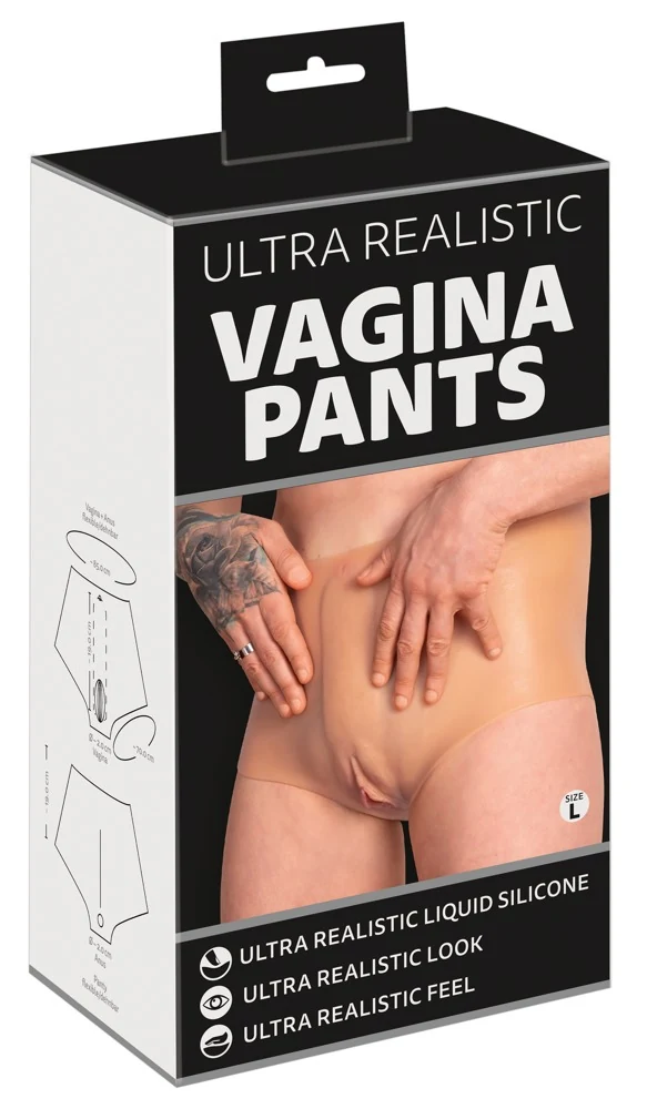 Ultra realistische vagina broek van siliconen