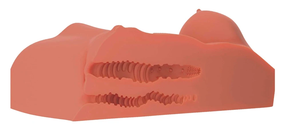 Levensechte masturbator torso met DD-borstvorm
