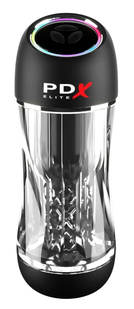 PDX Elite ViewTube Pro masturbator met vibratie en zuigkracht