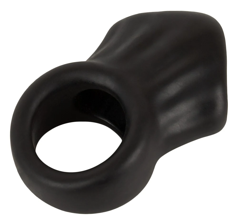 Erecto cock ring met ball stretcher