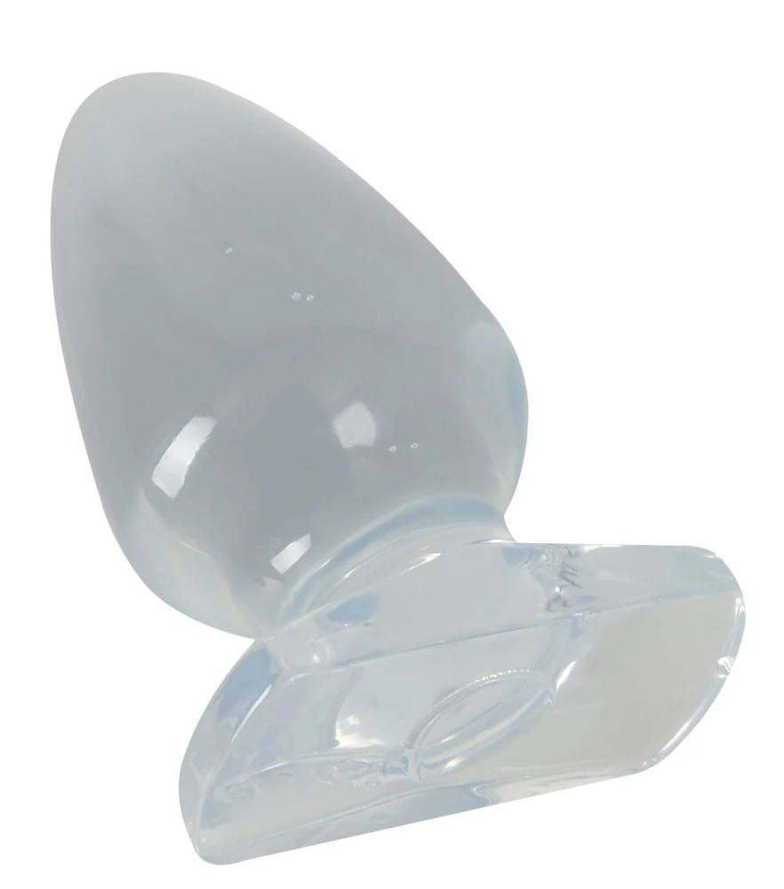 Crystal Clear Big Plug transparante anaalplug