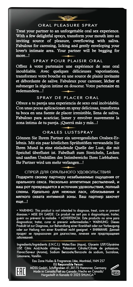 Shunga Waves of Pleasure Watermelon orale spray 20 ml