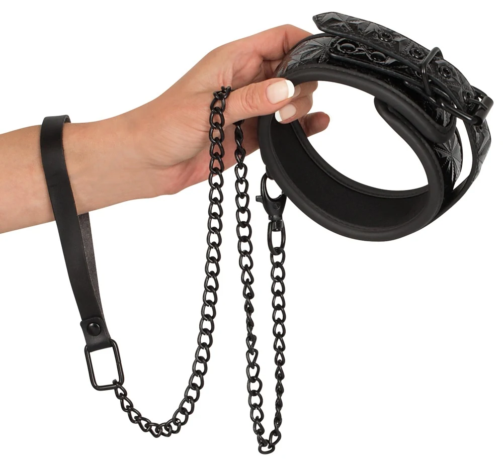 Bad Kitty nekmanchet met kettingriem