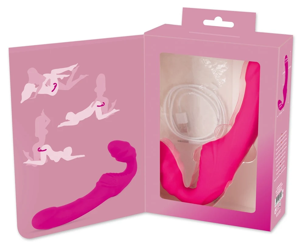 Vibrerende strapless strap-on