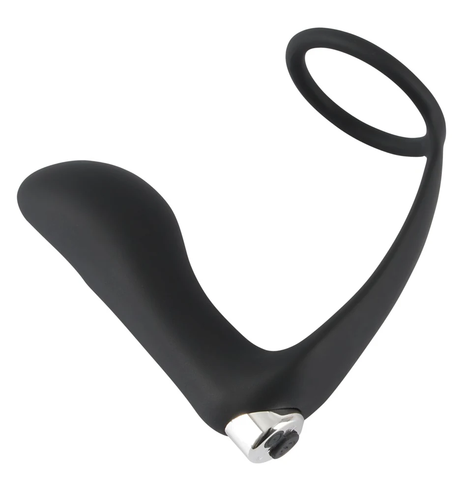 Vibroplug met penisring en perineumbrug