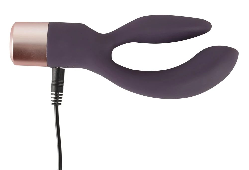 Ergonomische rabbit vibrator met dubbele motor