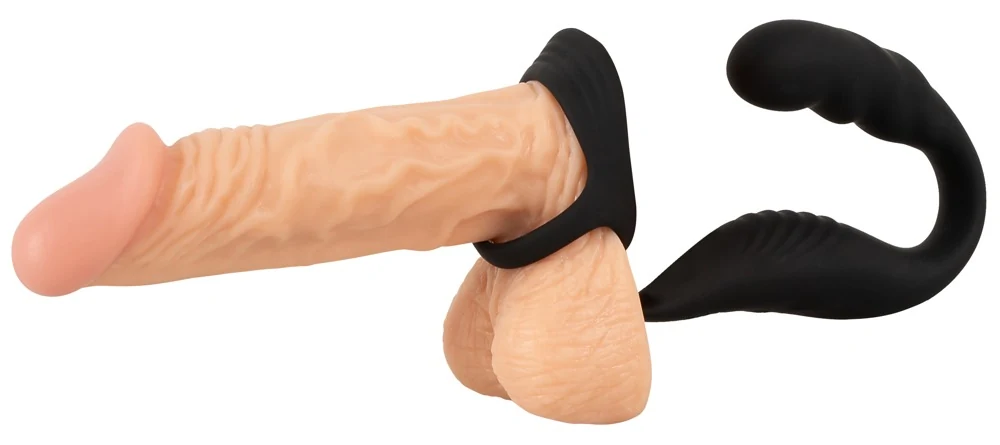 Cock ring met afstandsbediening en prostaatplug