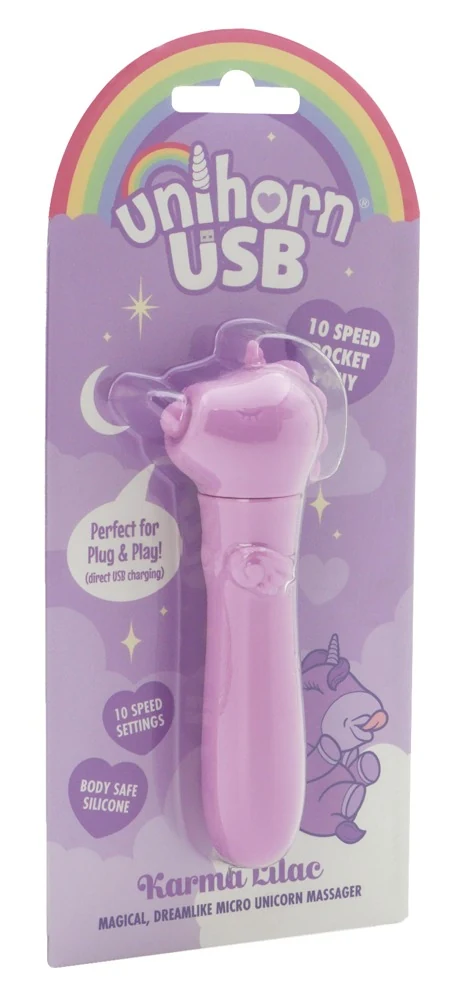 Unihorn USB Karma Lilac mini vibrator
