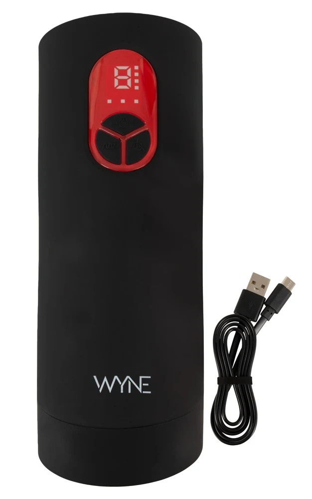 WYNE 07 automatische masturbator met vibratie en zuigfunctie
