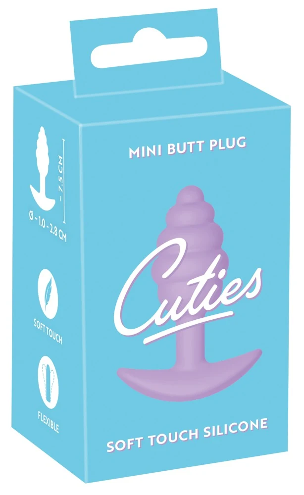 Cuties mini buttplug siliconen 7,5 cm