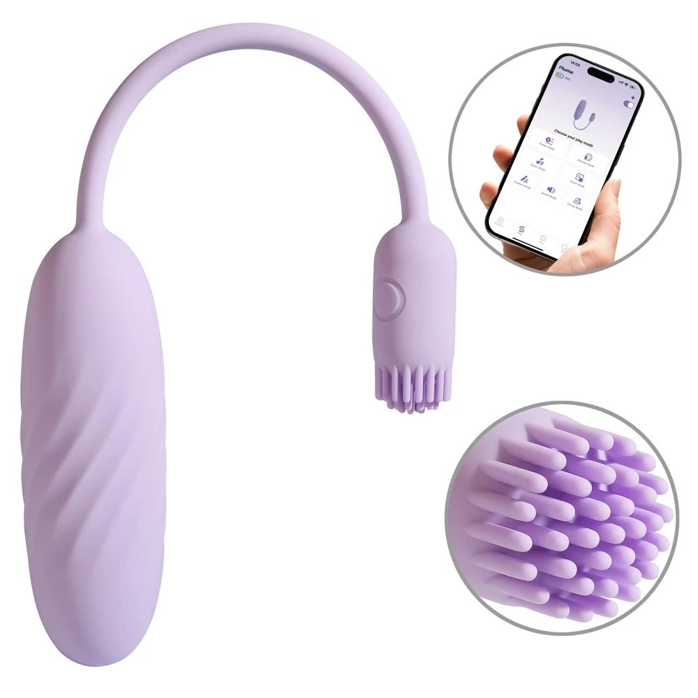 SVAKOM Plume flexible brush tail bullet vibrator