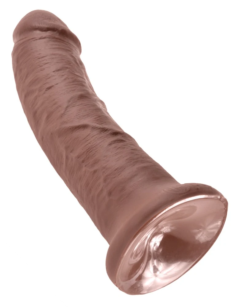 Realistische dildo met zuigvoet 21,5 cm