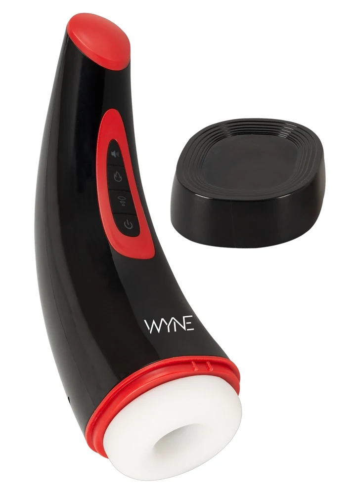 WYNE masturbator met vibratie, zuigfunctie en warmte