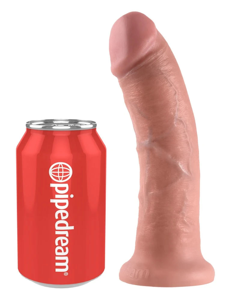 Realistische dildo met zuigvoet 21,5 cm