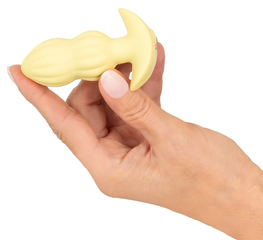 Vibrerende Mini Butt Plug Geel