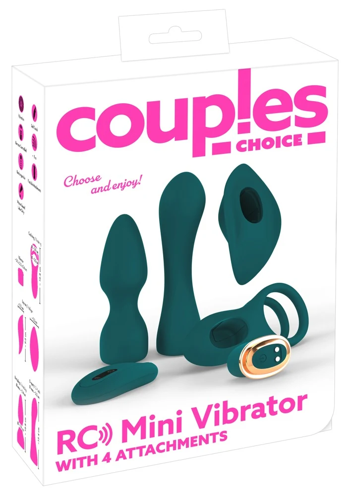 Coup!es Choice RC Mini Vibrator Set 5-delig