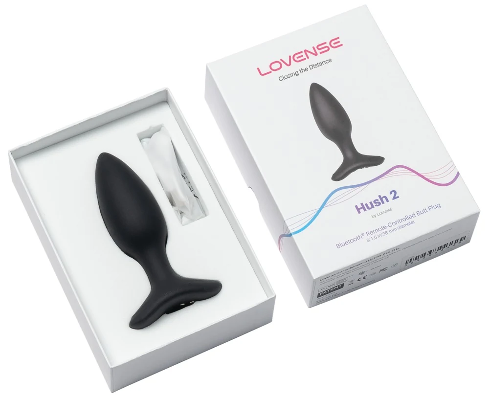 Lovense Hush 2 Buttplug M met App