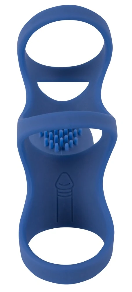 Penismanchet met vibrator en rasterstructuur