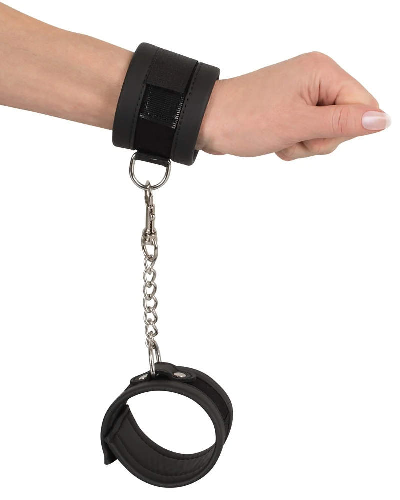 Vegan handboeien met afneembare ketting