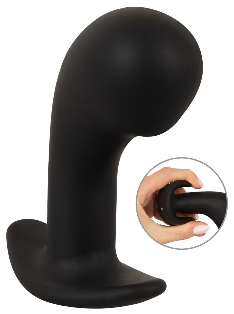 ANOS Big Head prostaatplug met vibratie