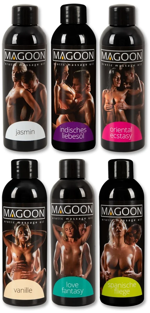 Magoon massageolie voordeelverpakking 6 x 100 ml
