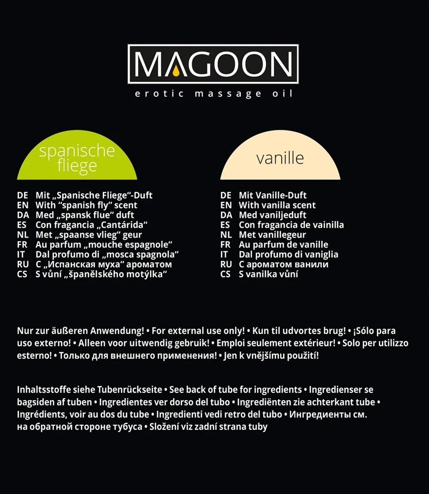 Magoon massageolie voordeelverpakking 6 x 100 ml