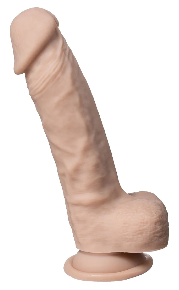 SilexD Real Skin Dildo 17,8 cm met Zuigvoet
