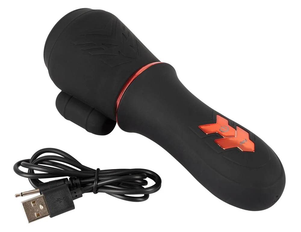 Rebel masturbator met zuigfunctie en vibratie