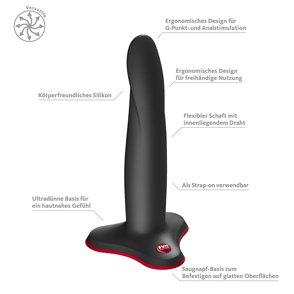Fun Factory LIMBA FLEX M dildo met zuignap