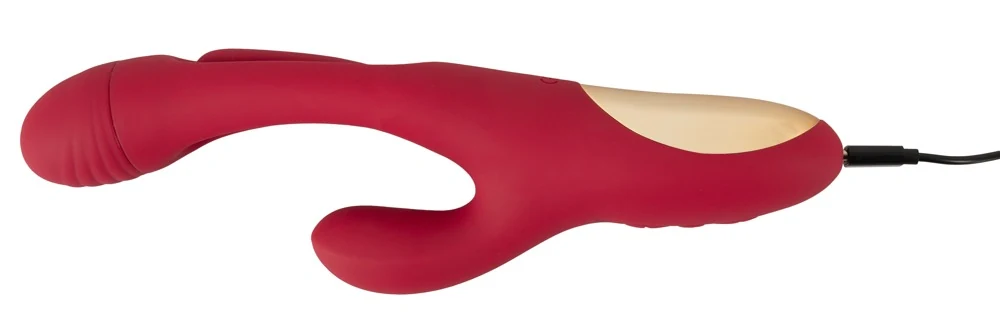 Rabbit vibrator met trillende tongfunctie