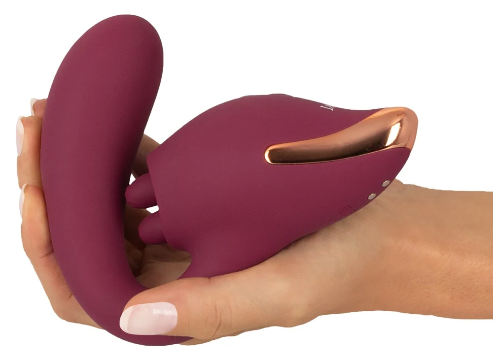 Javida 2 Function Vibrator met likfunctie