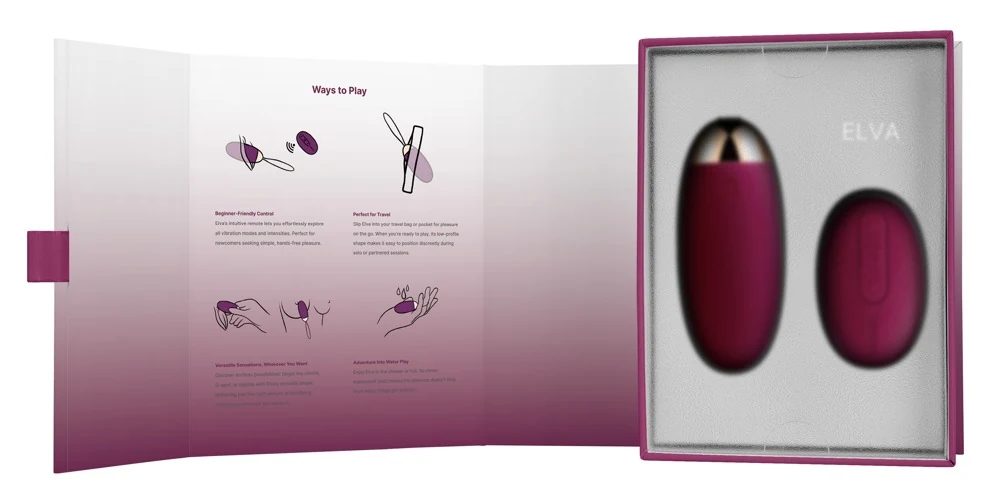 Oplaadbaar waterdicht vibro-ei met afstandsbediening