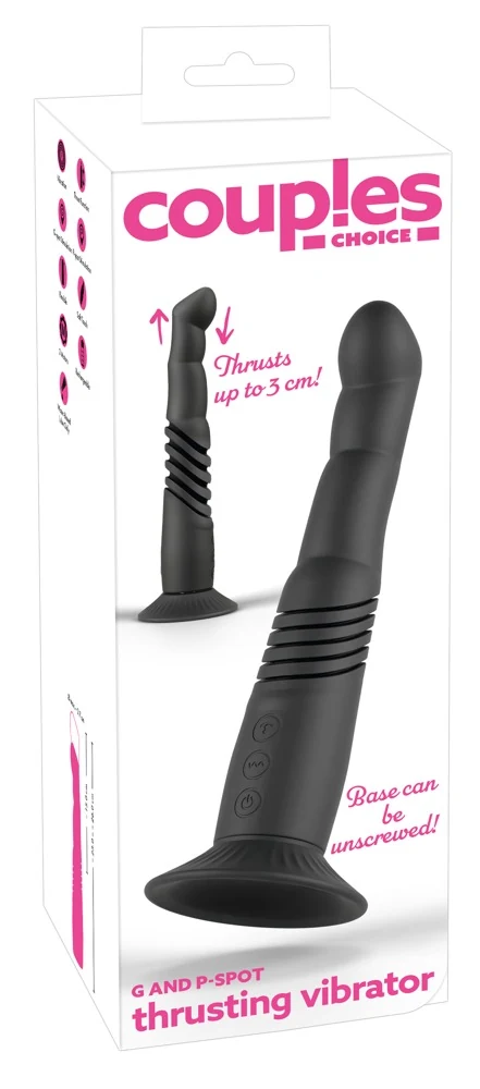 G en P-Spot Thrusting Vibrator met Zuigbasis