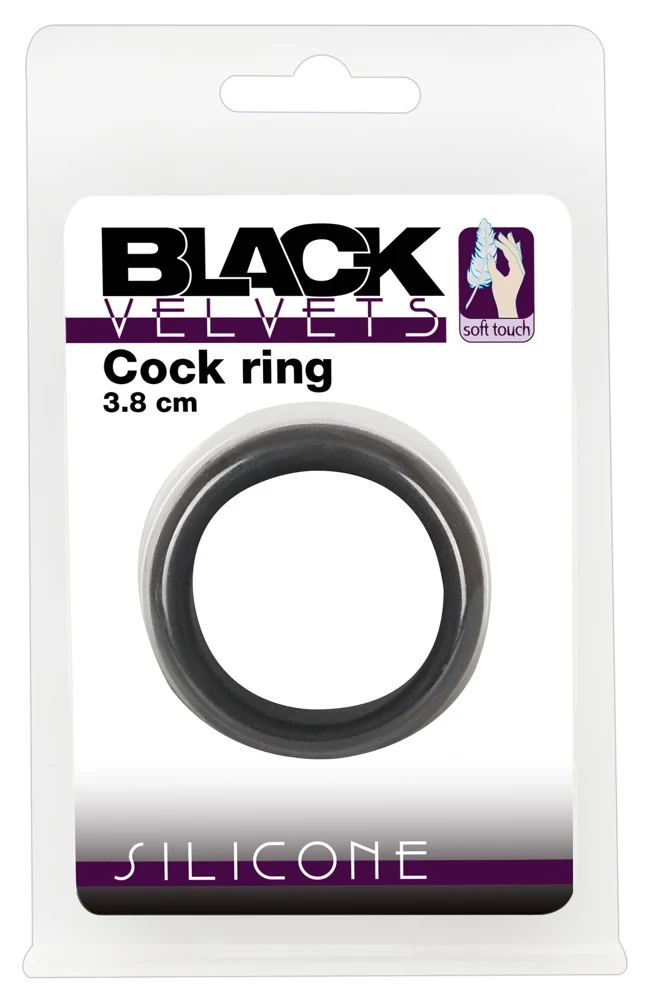Black Velvets penisring siliconen