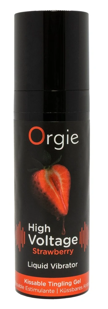 Orgie High Voltage Strawberry Liquid Vibrator 15 ml