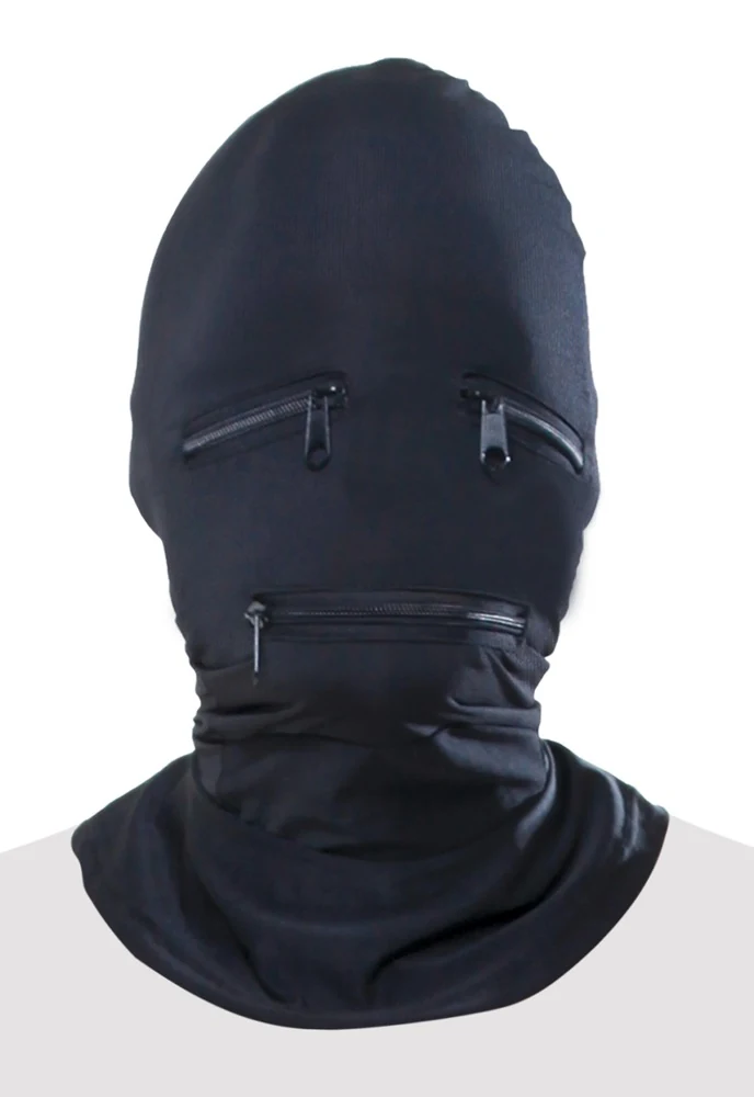 Elastisch hoofdmasker met ritsen
