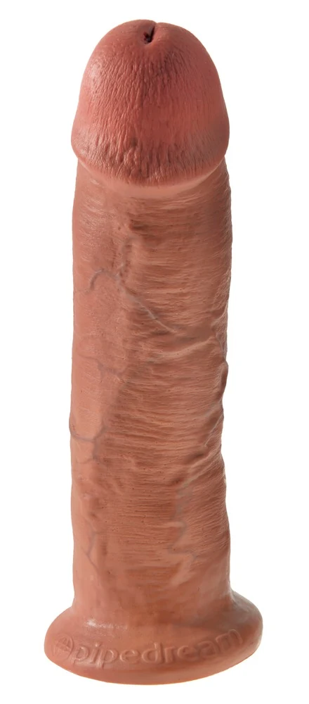 Realistische dildo met zuigvoet 25,4 cm