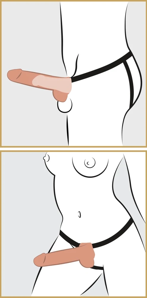 Fetish Fantasy 9 Inch Hollow Strap-on Squirting
