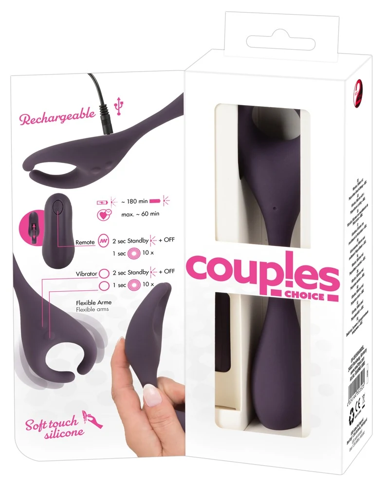 Couples Choice koppel vibrator met afstandsbediening