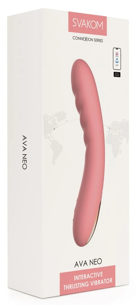 Svakom Ava Neo thrusting vibrator met app