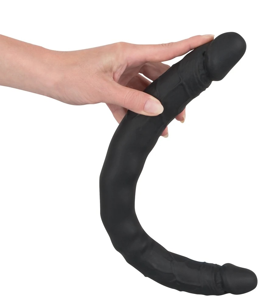Dubbele dildo van siliconen 40 cm