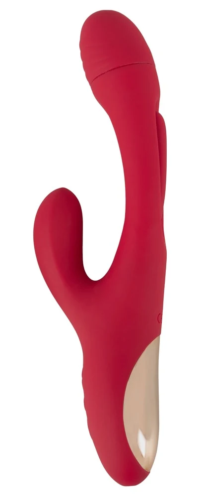 Rabbit vibrator met trillende tongfunctie