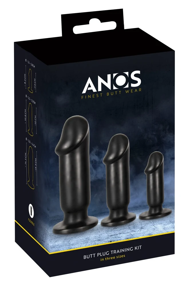 ANOS Butt Plug Training Kit 3-delig