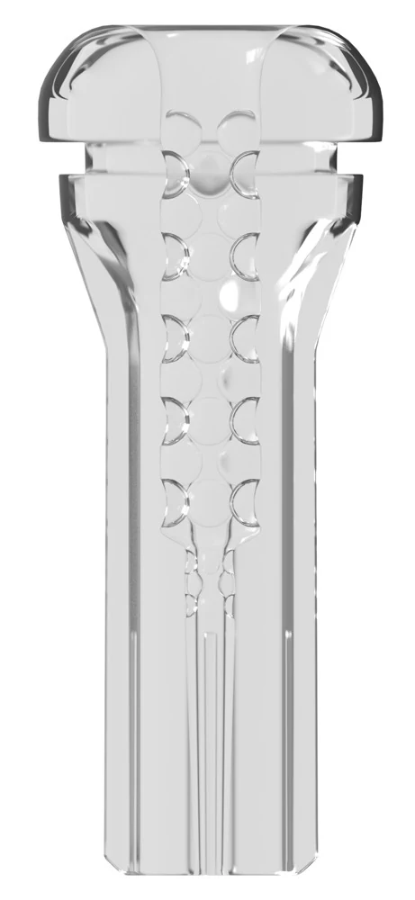 PDX Elite ViewTube XXL See-Thru EZ-Grip LED Stroker Clear