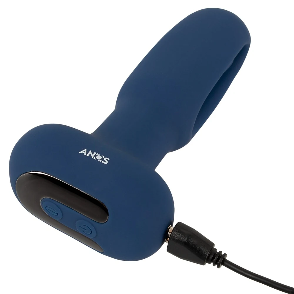 ANOS RC Flicking Tongue Butt Plug met Vibratie