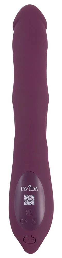 Javida rabbit vibrator met stoten en massagekralen