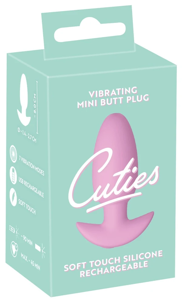 Vibrerende Mini Butt Plug Rose