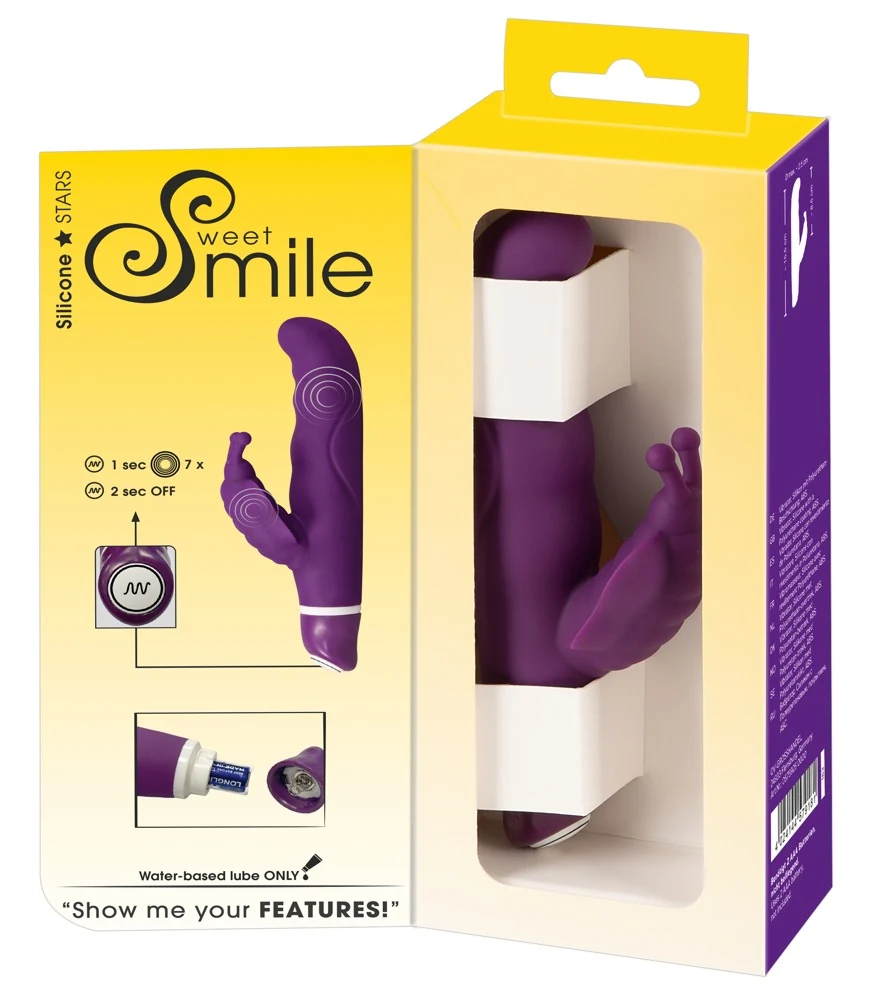 Vlindervibrator met clitorale arm