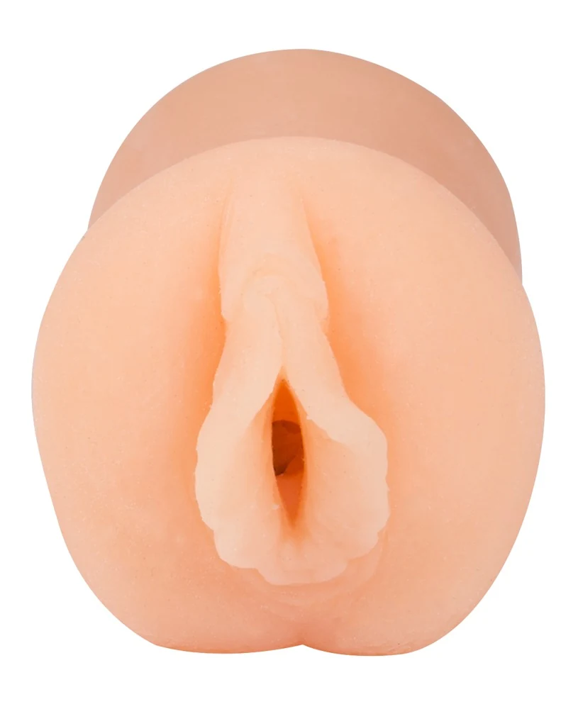Mini masturbator met dubbele opening